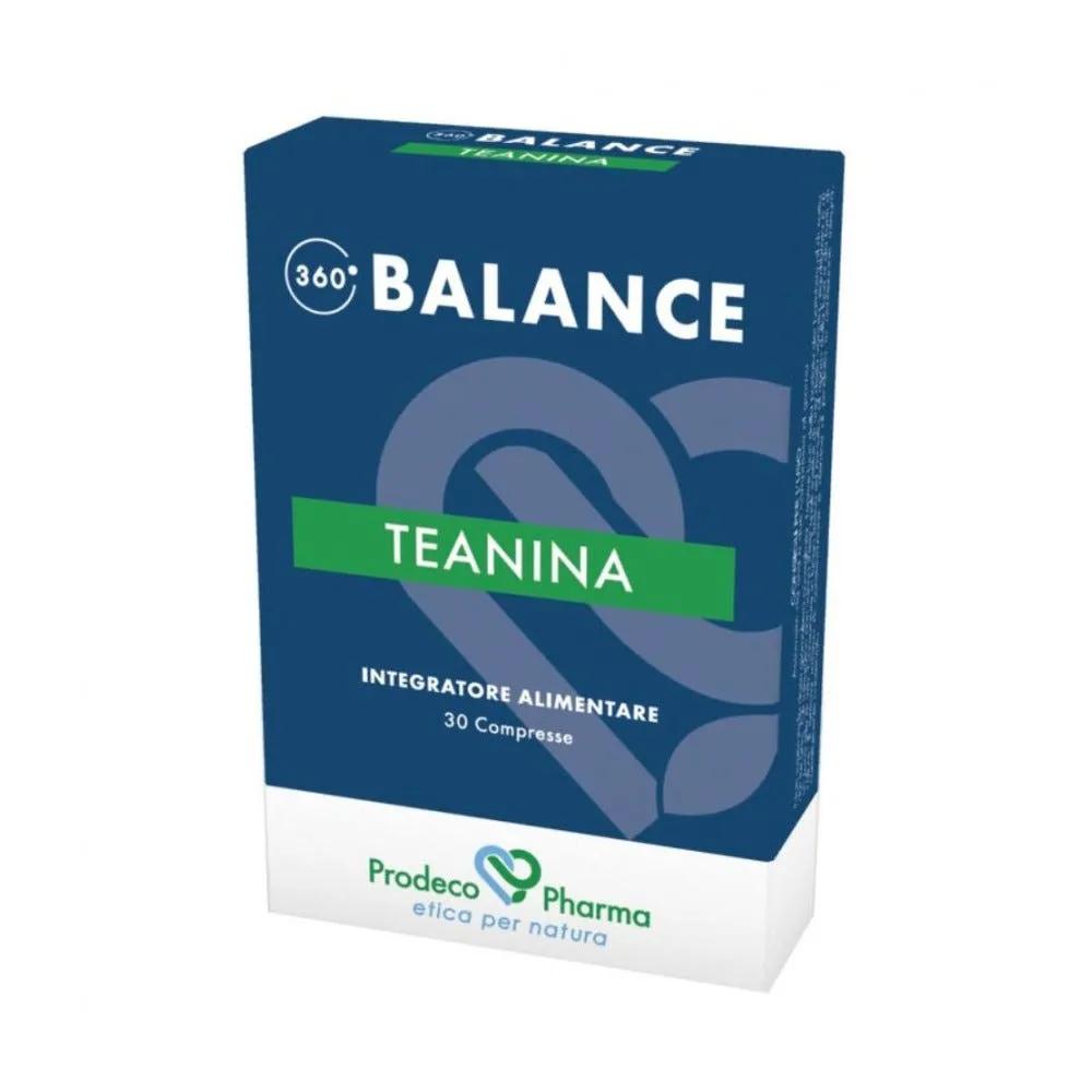 360° Balance Teanina Integratore Rilassante 30 Compresse