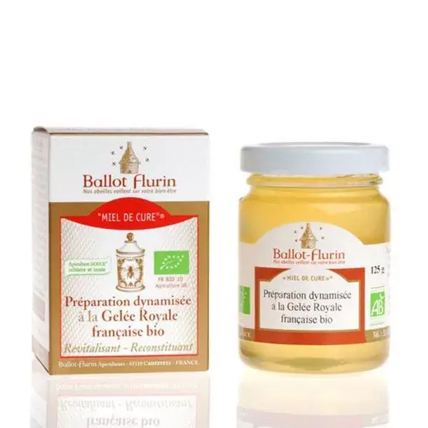 Ballot Flurin Organic Royal Jelly Honey Supplement Cure 125g 