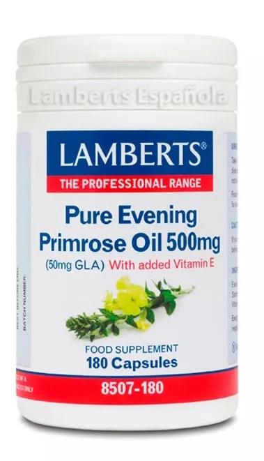 Lamberts Aceite de Primula Puro 500mg 180 Comprimidos