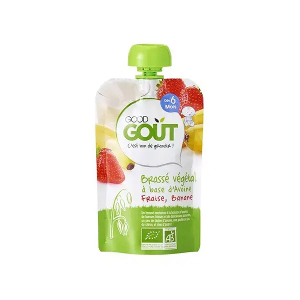 Good Goût Vegetable Purée with Oat, Strawberry and Banana 6+ months 90g