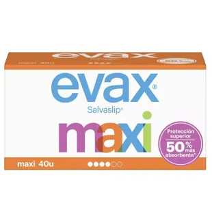 Evax Maxi Pantyliner 40 unidades