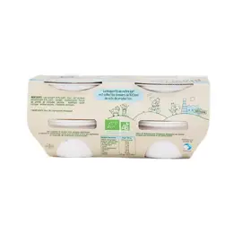 Blédina Les Récoltes Bio Bol Brassés Nature +6m 4 x 100g