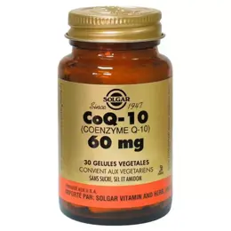 Solgar Co Q10 60mg 30 gélules végétales