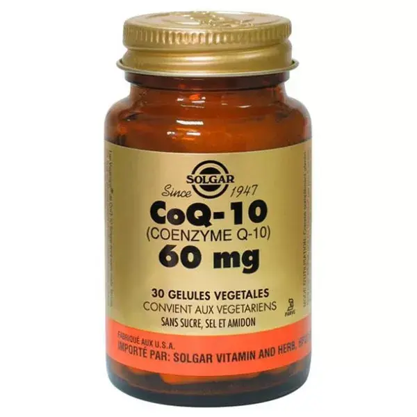 Solgar Co Q10 60mg 30 vegetarian capsules