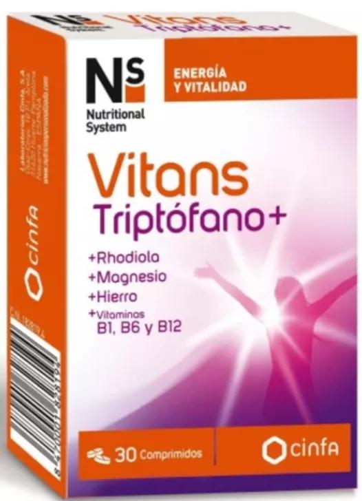NS Nutritional System Vitans Triptófano + 30 Comprimidos