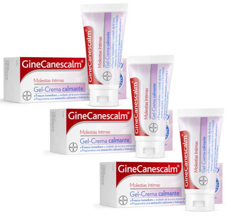 Ginecanescalm Gel Crème Anti-Irritations Vulvaires Soin Intime 3x15 gr