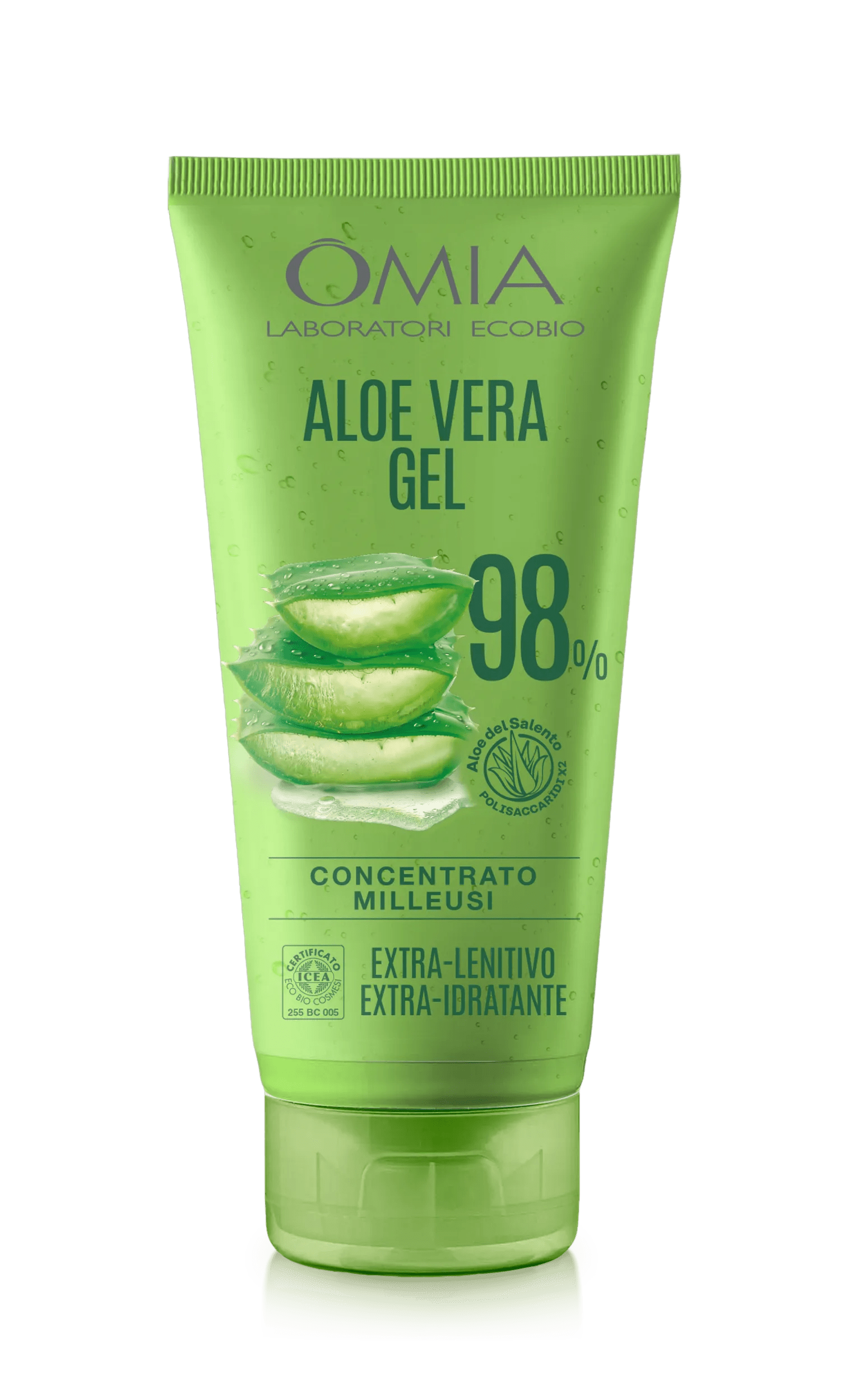 Omia Gel Corpo Lenitivo Milleusi Con 98% di Aloe Vera 150 ml