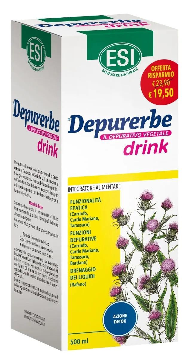 Esi Depurerbe Drink Integratore Depurativo 500 ml