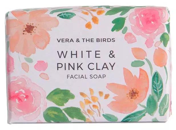 Vera and the Birds Sabão Facial White & Pink Clay 100 gr