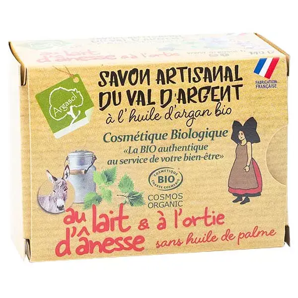 Argasol Organic Donkey Milk & Nettle Soap 140g 