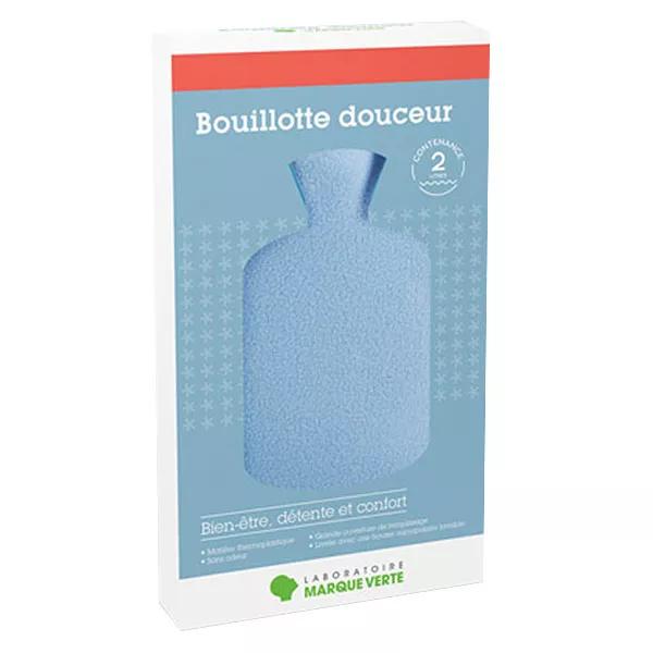 Bouillotte Housse Bleue 2L