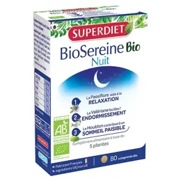 Superdiet Biosereine Nuit Bio 80 comprimés