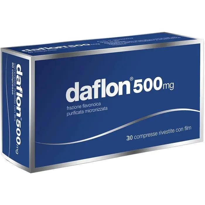 Daflon 500 mg Flavonoidi Vasoprotettore 30 Compresse