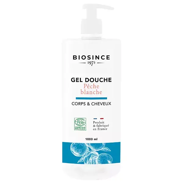 Biosince 1975 Body & Hair Shower Gel White Peach Organic 1L