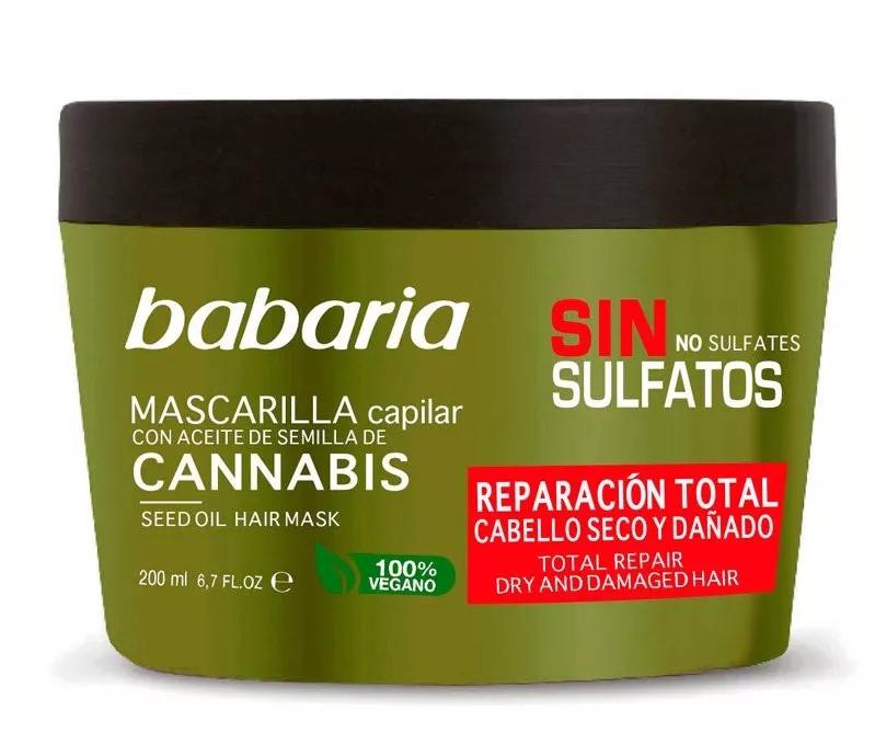Babaria Máscara Capilar Regeneradora de Cannabis 200ml
