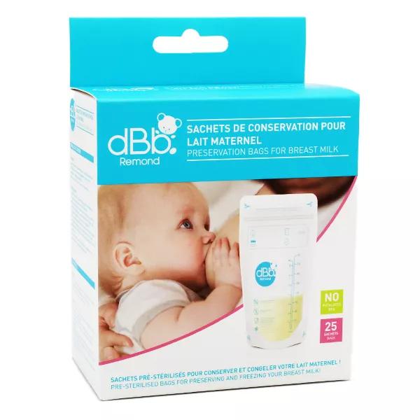 dBb Remond Bolsa de Almacenamiento para Leche Materna 25 unidades