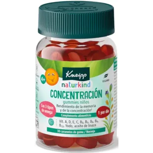 Kneipp Naturkind Enfants Concentration Orange 30 Gummies