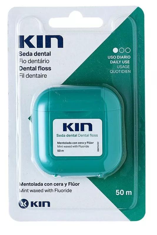 Kin Seda de dentes 50Metros com Cera e Fluor