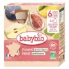 Babybio Fruits Gourde Pomme Figue +6m Bio 4 x 90g