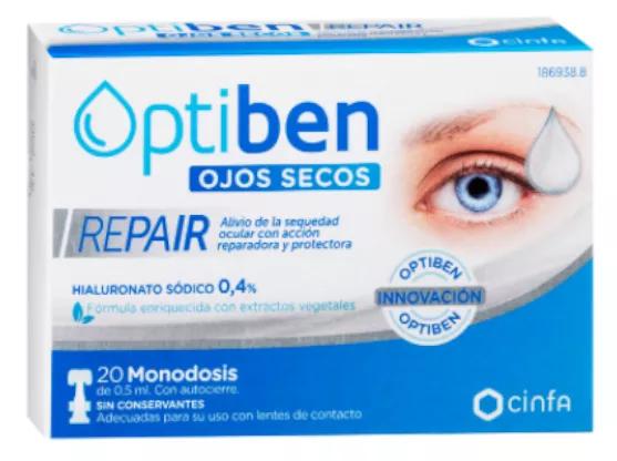 Optiben Olhos Secos Repair 20 Monodoses