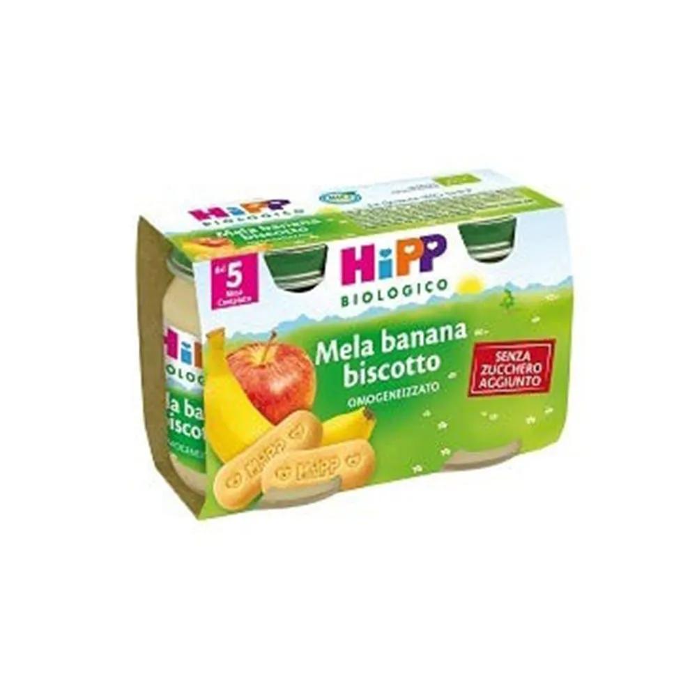 Hipp Bio Merenda Mela Banana e Biscotto 2 x 125 g