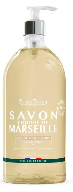 Beauterra Jabón de Marsella Flor de Algodón 1 L