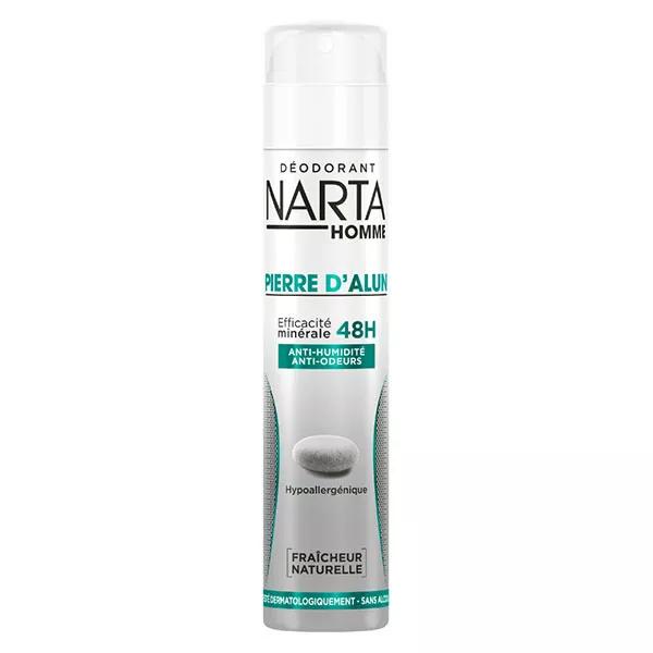 Narta Homme Pierre d'Alun Deodorante 48h Anti-Umidità Anti-Odori Spray 200ml