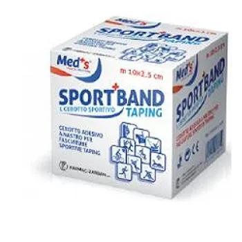 Med's Sport Band Cerotto Adesivo Nastro Fasciature Sportive Taping 10 m x 3,8 cm