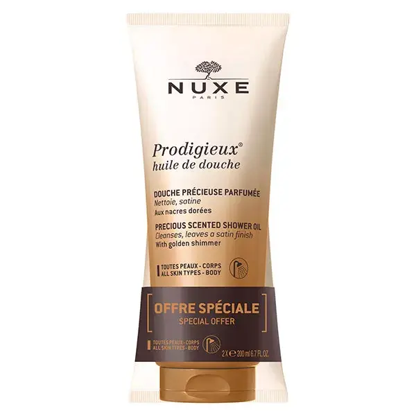 Nuxe Prodigieux Shower Oil Pack 2x200ml