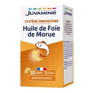 Juvamine Olio di Fegato di Merluzzo 30 capsule