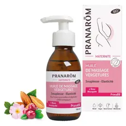 Pranarom PranaBb Maternité Huile Massage Vergétures Bio 100ml