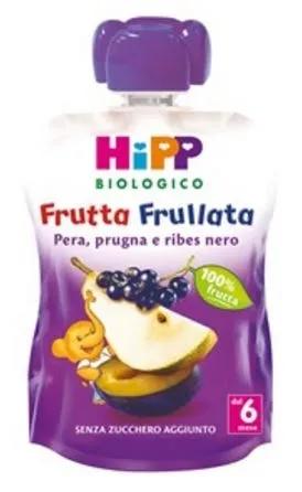 Hipp Biologico Frutta Frullata Pera Prugra E Ribes Nero 90 g