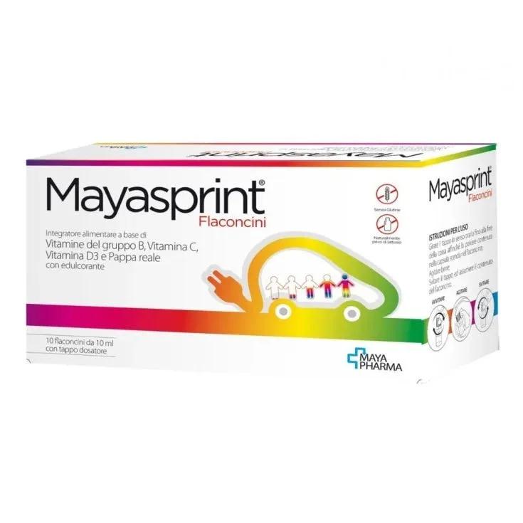 Mayasprint Integratore Vitamine e Pappa Reale 10 Flaconcini