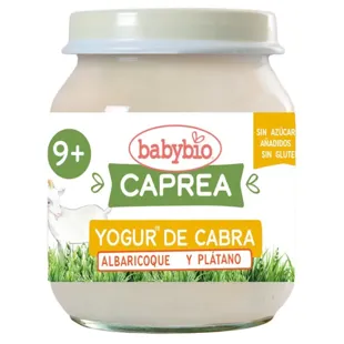 Babybio Caprea Goat Yogurt with Apricot and Banana +9m 130g