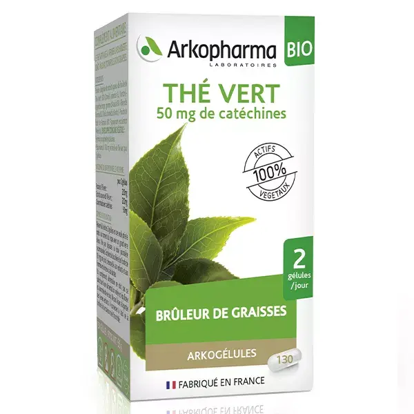 Arkogélules Green Tea Organic 130 capsules
