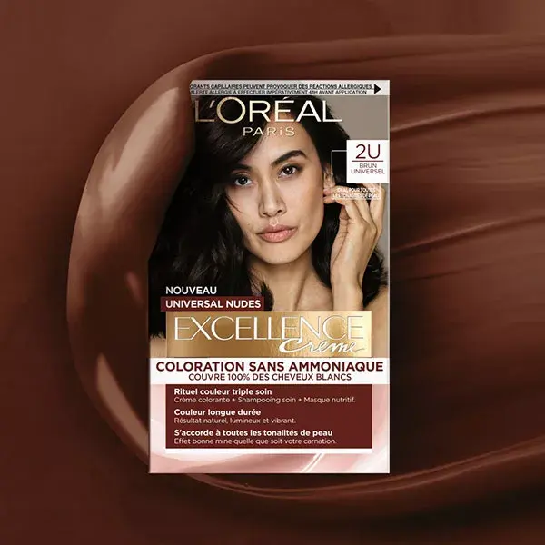 L'Oréal Paris Excellence Crème Universal Nudes Coloration N°2 Brun