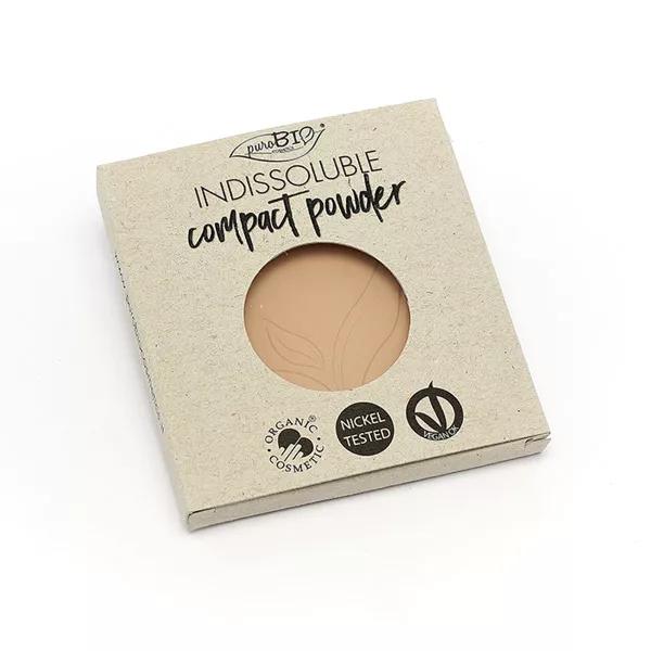 PurobioCosmetics Indissoluble Recarga de Polvo Compacto Subtono Amarillo 03 9g