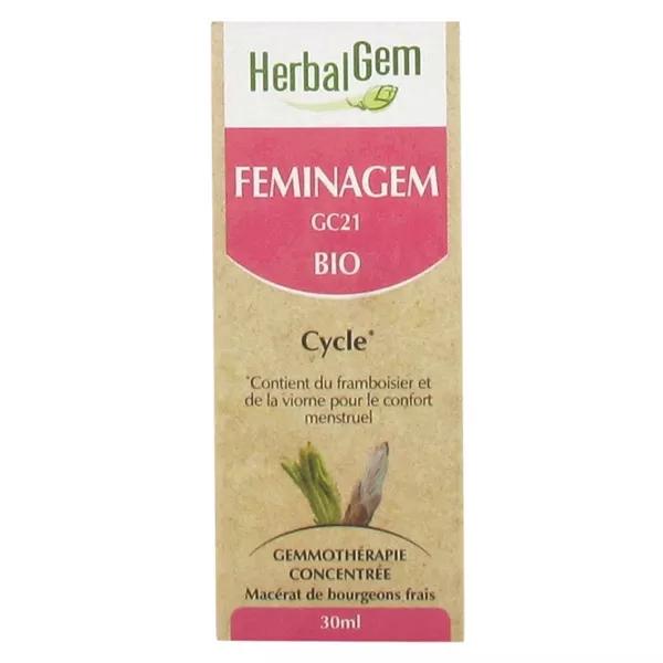 Herbalgem Complexe de Gemmothérapie Feminagem Cycle Bio 30ml