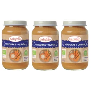 Babybio Traditional Menu Jar Vegetables and Quinoa +8m 3x200 gr