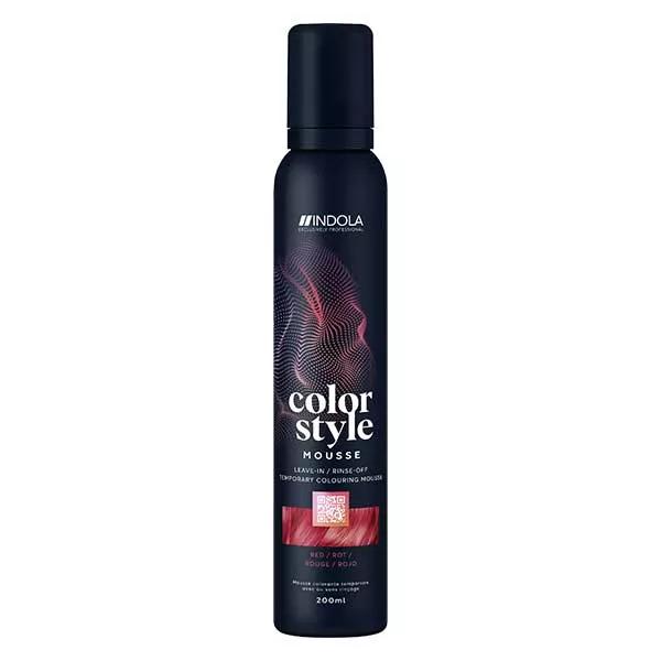 INDOLA COLOR STYLE MOUSSE Red 200ml