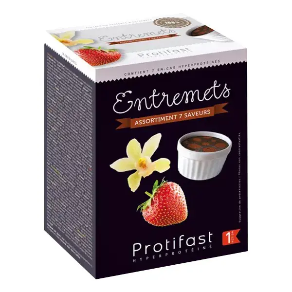 Protifast Entremet Hyperprotéiné Assortiment 7 Sachets | Pas cher