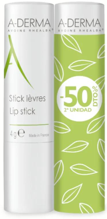 A-Derma Stick à lèvres 2 unités