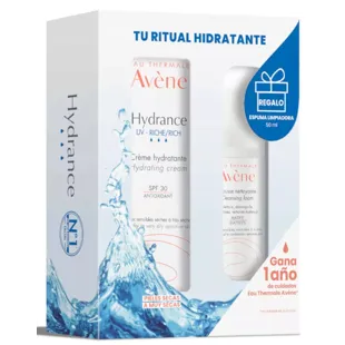 Avène Hydrance Crema Hidratante Rica 40 ml + Espuma Limpiadora 50 ml