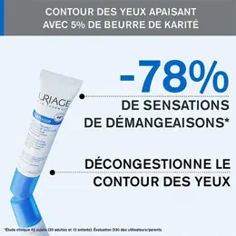 Uriage Xémose Soin Apaisant Contour des Yeux Peaux Sèches Atopiques 15ml