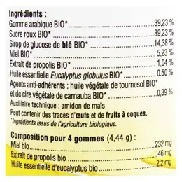 Nat & Form Bio Gommes Propolis & Miel 45 unités