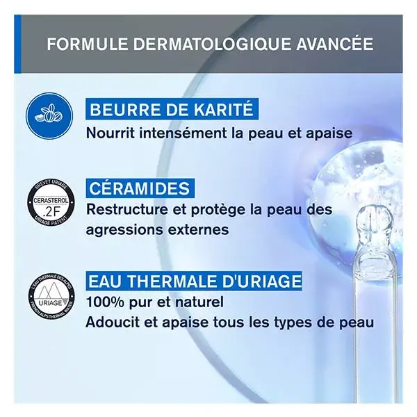 Uriage Xémose Syndet Nettoyant Doux Apaisant Peaux Sèches Atopiques 500ml