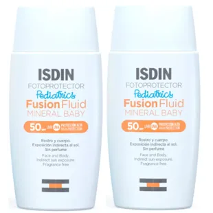 Isdin Photoprotector Pediatrics Fusion Fluid Mineral Baby SPF50+ 2x50ml