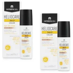 Heliocare 360 Gel Oil Free SPF50+ Color Bronze Intense 2x50 ml