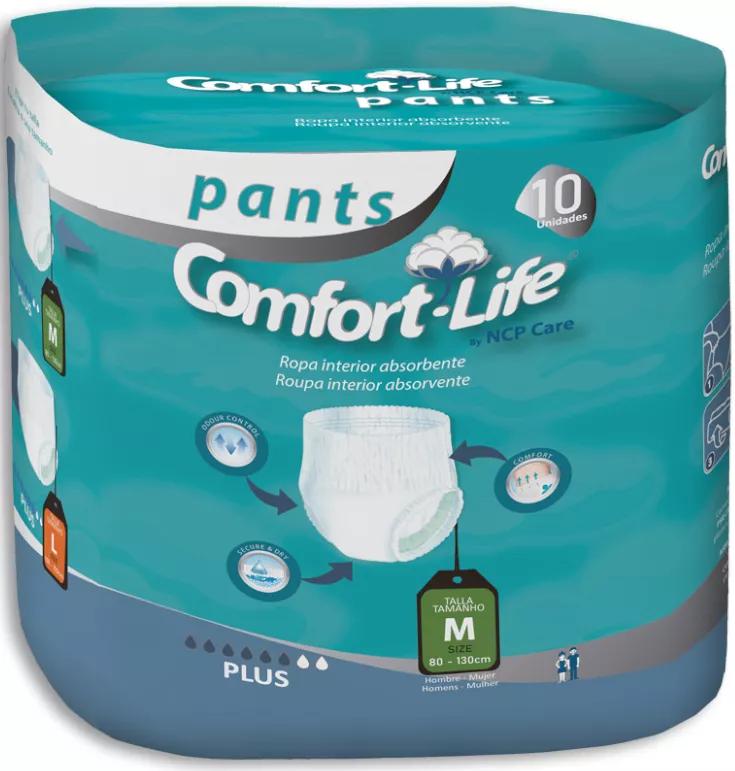 Pañales Absorbentes Noche para Adultos Talla M · Comfort Life · 20 unidades