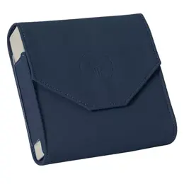 Plic Care Pilulier Hebdomadaire Slim Cuir Bleu